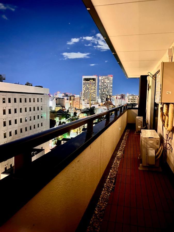 Apartamento 浅草スカイツリービューテラス 浅草寺3分 浅草駅6分 2-10人 成田&羽田空港直通 Tokio Exterior foto